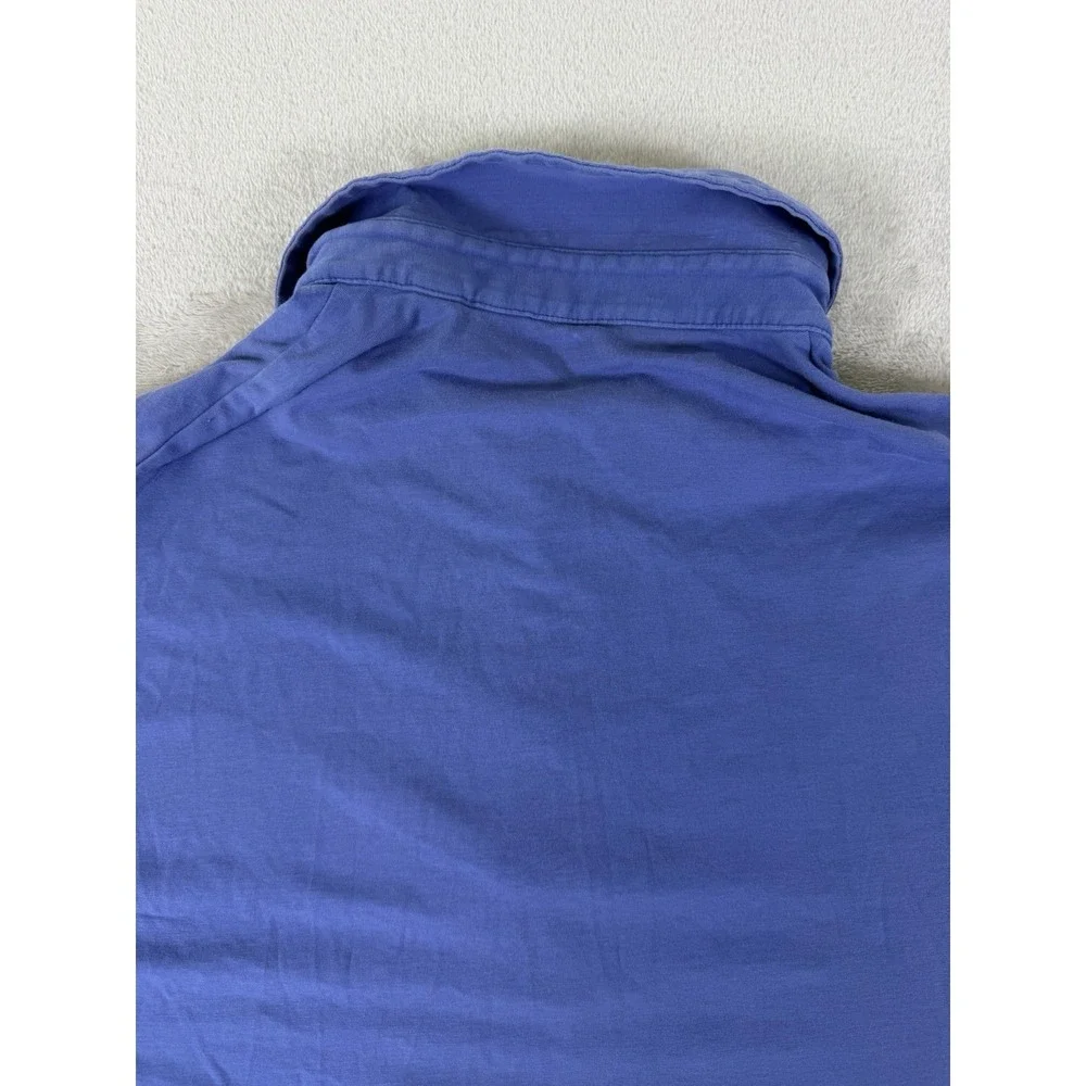 Polo Golf Ralph Lauren Men's Medium Blue Stretch Lisle Performance Polo Shirt